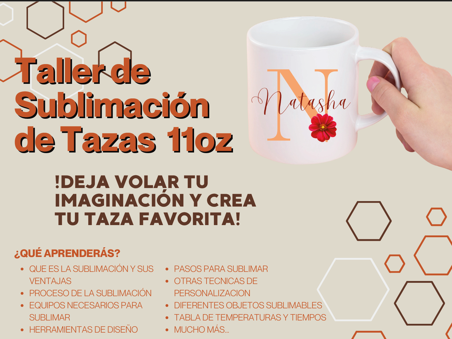 Taller de Sublimación de Tazas - Producto Digital